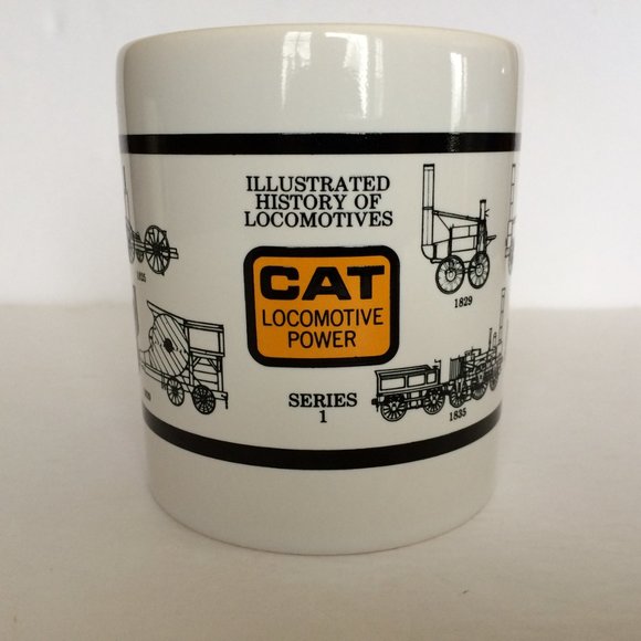 Illustrated History of Locomotives Coffee Mug Staffordshire Kiln Craft Series 1 - Picture 4 of 7